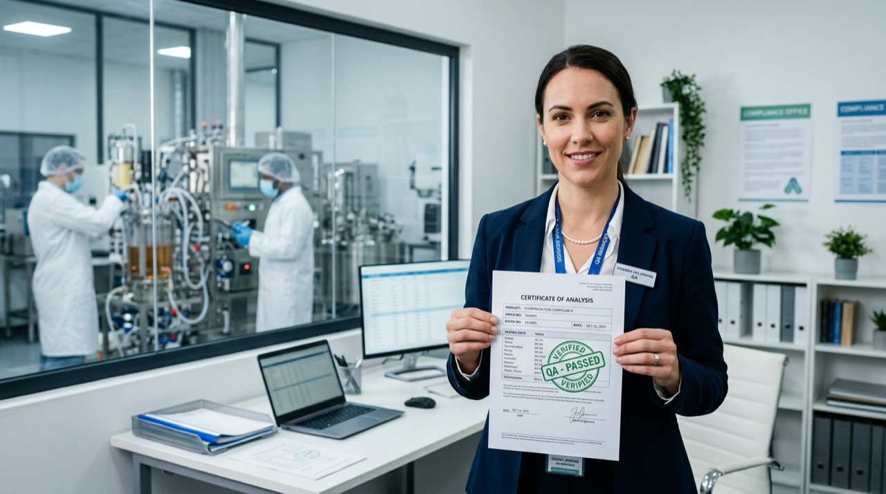 Verified Certificate of Analysis Regulatory Release