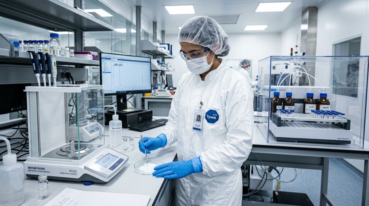 HPLC Active Assay Testing on Raw APIs